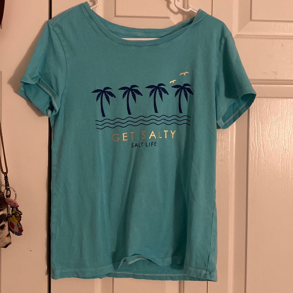 Teal salt life t-shirt